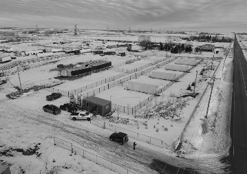 Storage compound in Calgary & Edmonton